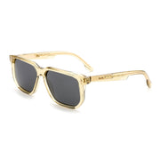 Side view of Waylon Smith The Vinewood sunglasses in Champagne Gold, transparent gold-toned acetate frame